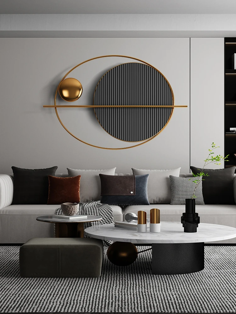 

Настенное украшение, подвеска для столовой, искусственная металлическая трехмерная настенная Подвеска для гостиной, настенный фон