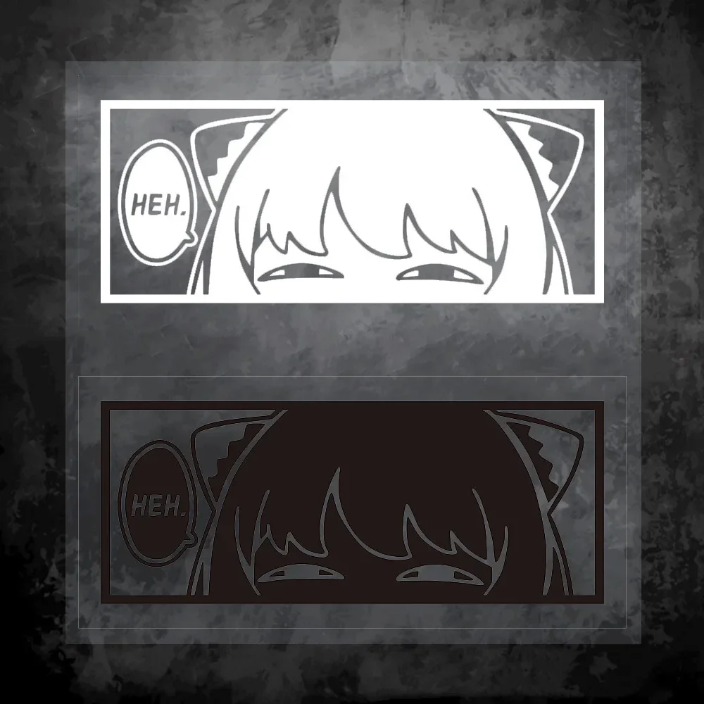 ملصقات السيارات DXYMOO لفتاة أنيمي أنيا X فورجر فاميلي موتور السيارات عربات شاحنة نافذة ملصق مائي #1