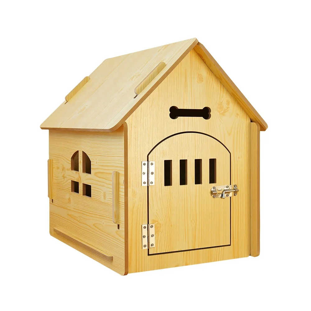 

Wholesale High Quality Multifunction Indoor Home Use Portable Wooden Pet Cat Dog House For All Season