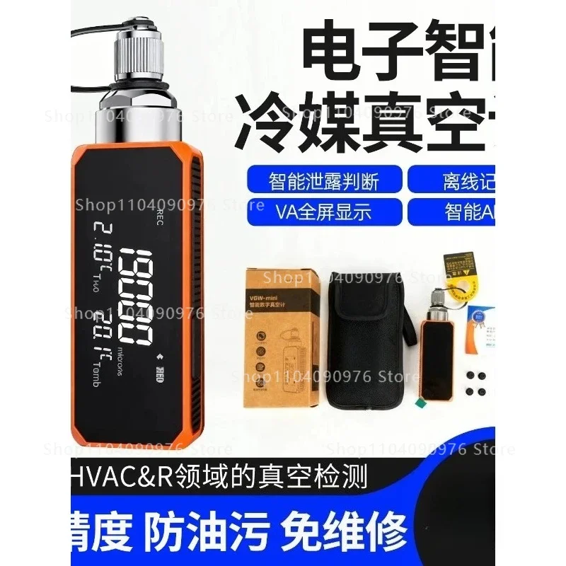 VGW-mini Wireless Bluetooth APP Digital Vacuum Gauge, High-Precision Pressure/Vacuum Meter Negative Absolute Pressure Display
