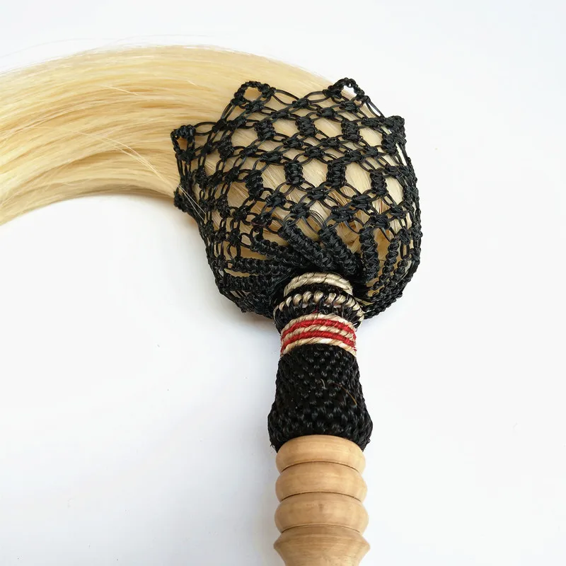 Taiji Articles Brushing Dust True Ponytail Taoist Props Outdoor Martial Arts Practice Traditional Performance Tools For theater