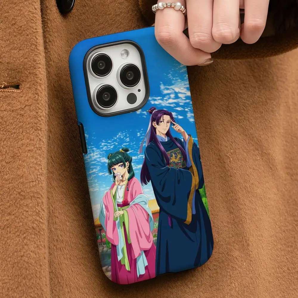 

The A-Apothecary Diaries Phone Case For iPhone 17 16 15 14 13 12 Pro Max Plus Glossy HD Double-Layer Liquid Back Film Hard Shell