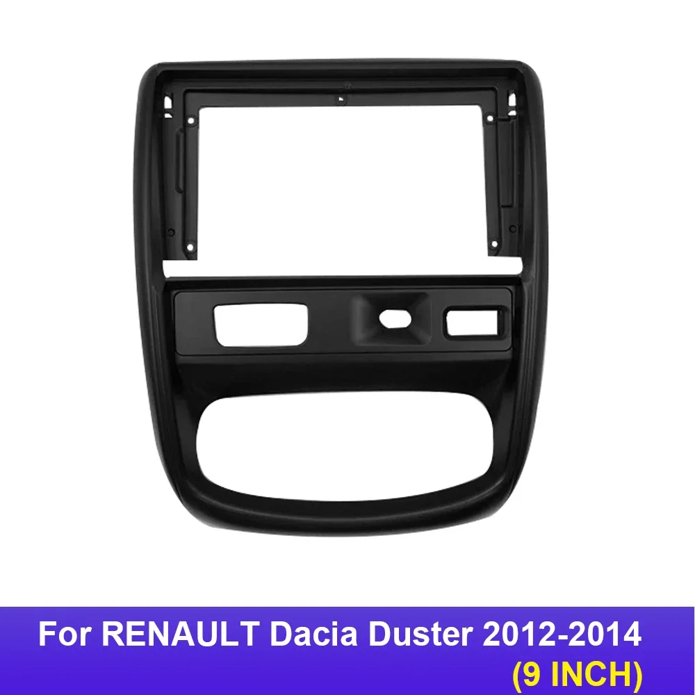 

9-дюймовая панель для RENAULT Dacia Duster 2012-2014, автомобильное радио, стерео, GPS, MP5, Android плеер, 2Din, панель приборной панели, рамка для установки