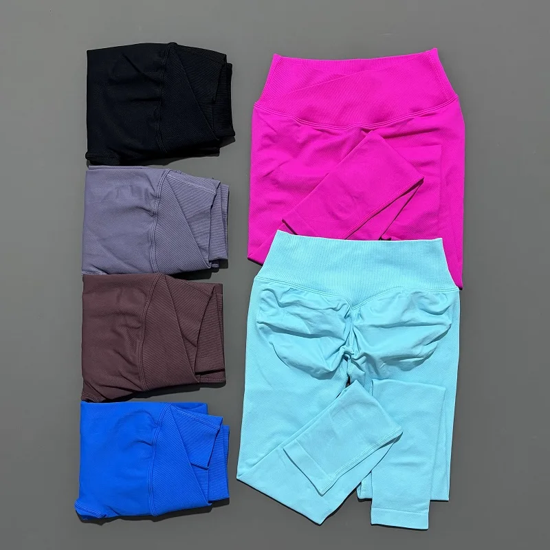 

Women Sports Leggings Seamless Yoga Butt Lifting Workout Tights Gym Running Exercise Tights Fitness Workout Sports Leggings