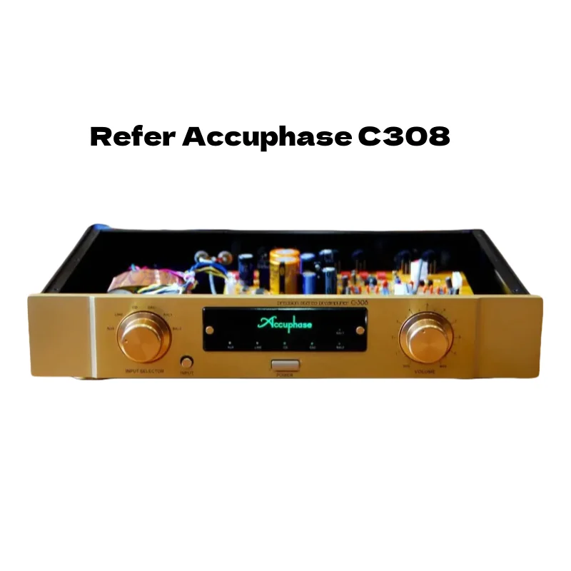 Último 1:1 Consulte Accuphase C308 Diseño de circuito clásico 50W + 50W Preamplificador clásico C308