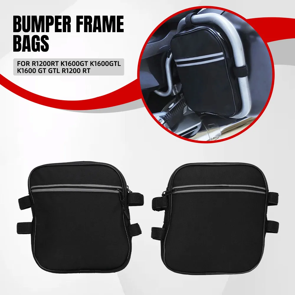 For BMW R1200RT K1600GT K1600GTL K1600 GT GTL R1200 RT Motorcycle Back Crashbars Bumper Crash Bar Bags Frame Bag Storage Bags
