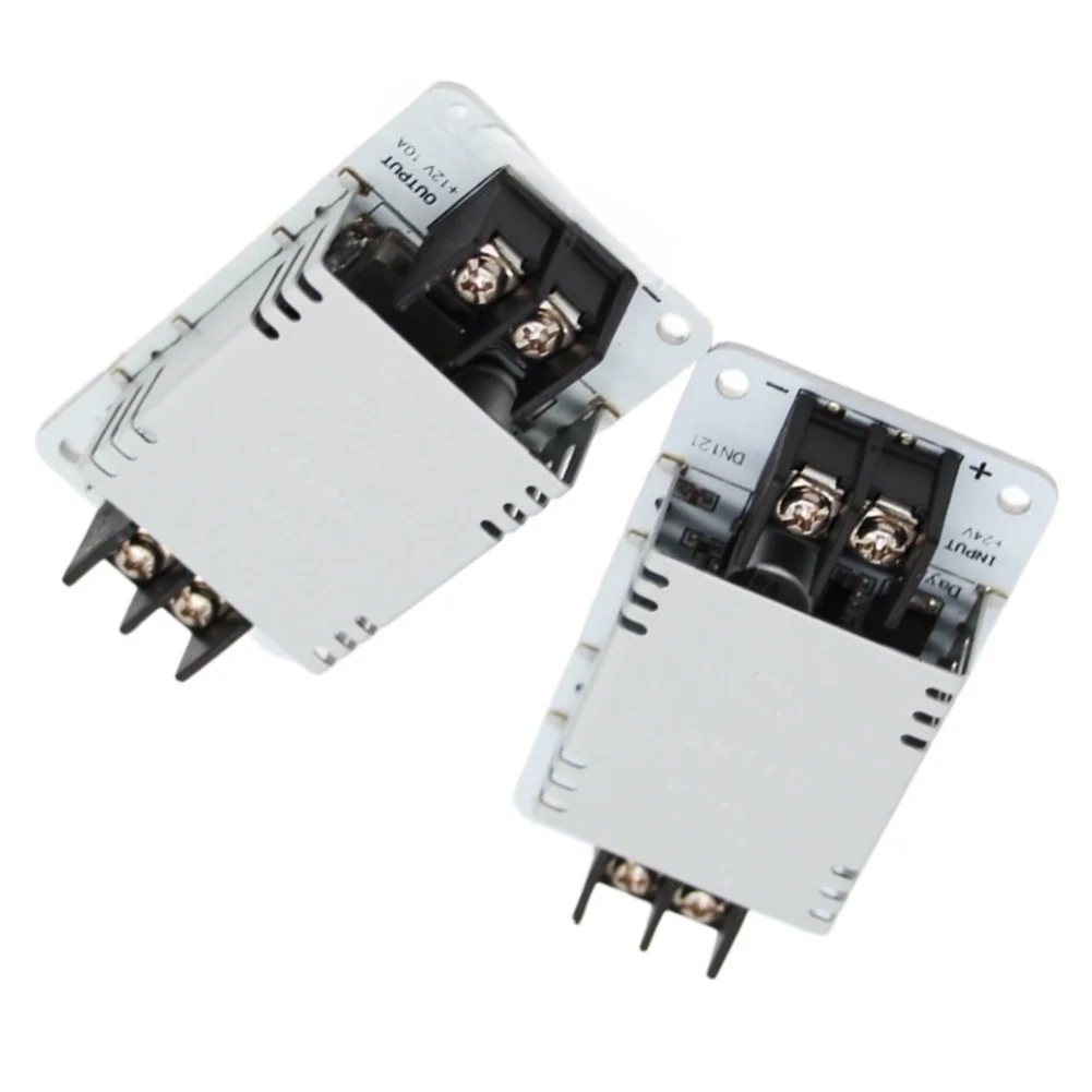 1/2Pcs DC 24V To 12V 10A Power Converter/Voltage Regulator Automotive Step-Down Module DC Power Converter