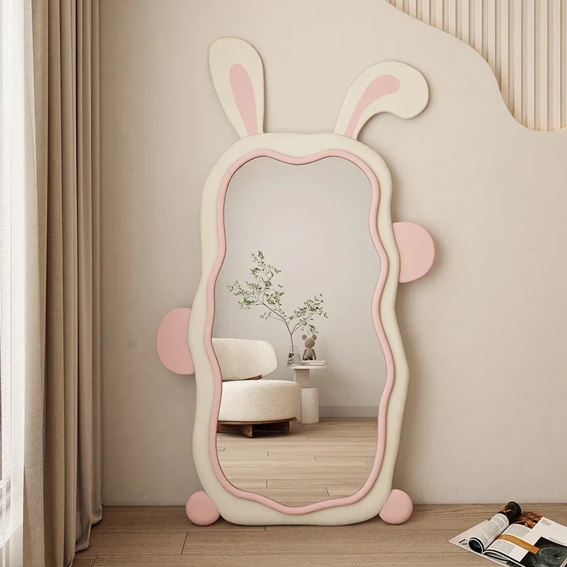 Decorative Mirrors Big Mirror Living Room Decoration Portable Large Full Body Tulip Lamp Led Makeup Accessories House Decor Wall