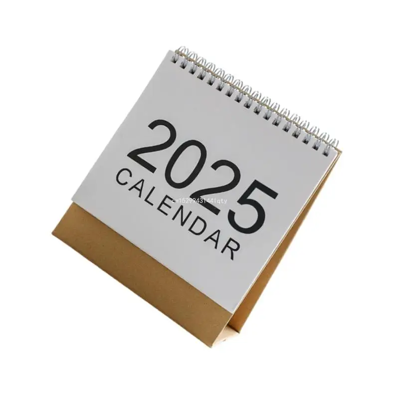 2025 Desk Calendar Simple Year Calendar Small Calendar Standing Calendar Monthly Calendar Office Calendar Annual Dropship