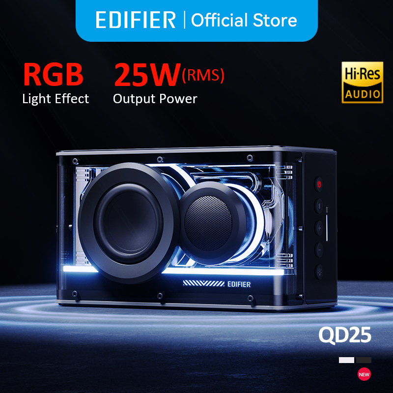  Edifier QD25 Bluetooth Speaker Tabletop Sound Box Hi-Res Audio Bluetooth 6.0 TWS Stereo 25W Output 