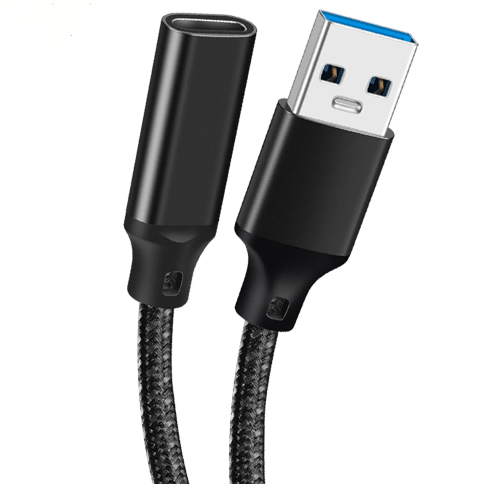USB ذكر إلى Type-C شاحن أنثي مزدوج الوجهين 10Gbps عالية السرعة نقل البيانات تمديد كابل Usb 3.2A إلى C محول