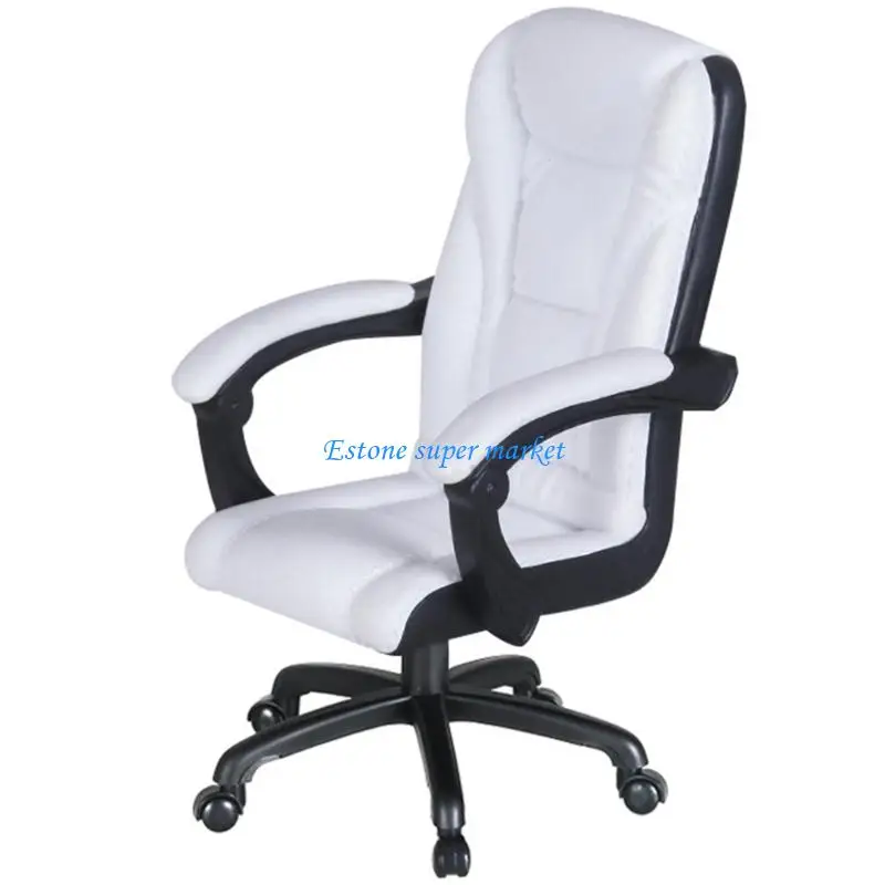 090B كرسي تنفيذي دوار احترافي لملحقات عرض مشهد بيت الدمية 1/6 #3