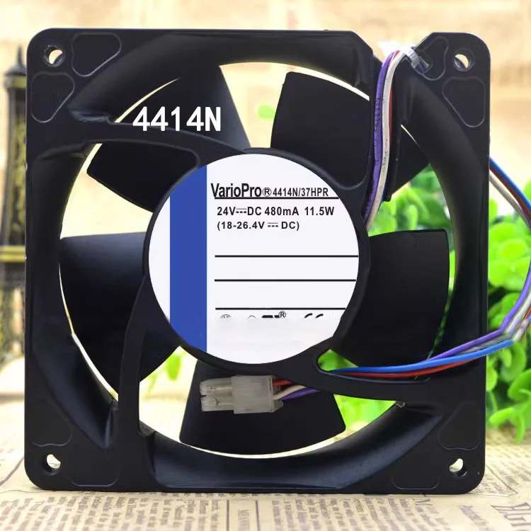 High Air Volume Fan DC24V 480mA 115W Advanced Cooling Fan 4414N/37HPR 120X120X38MM Axial Flow Fan