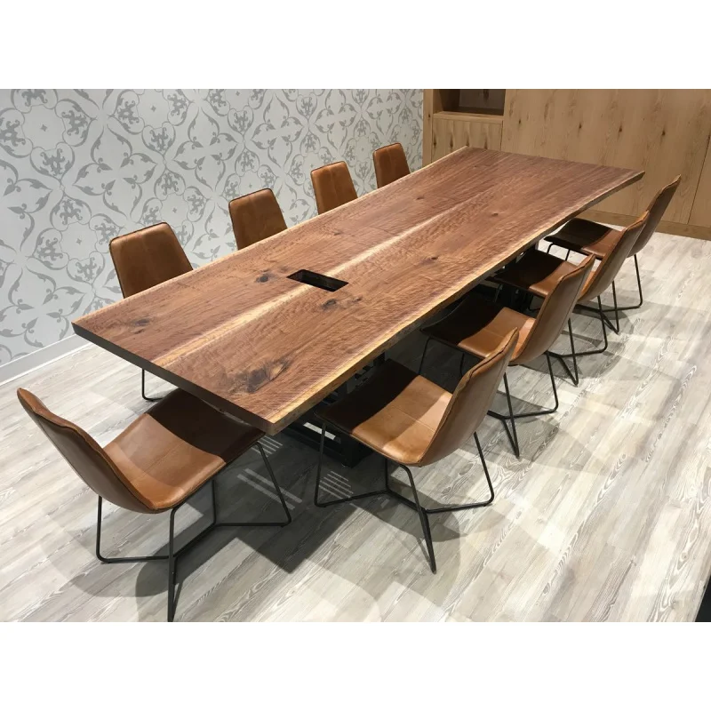 custom.Hot-sale Modern Furniture Customized Epoxy Resin Wood Conference River Table