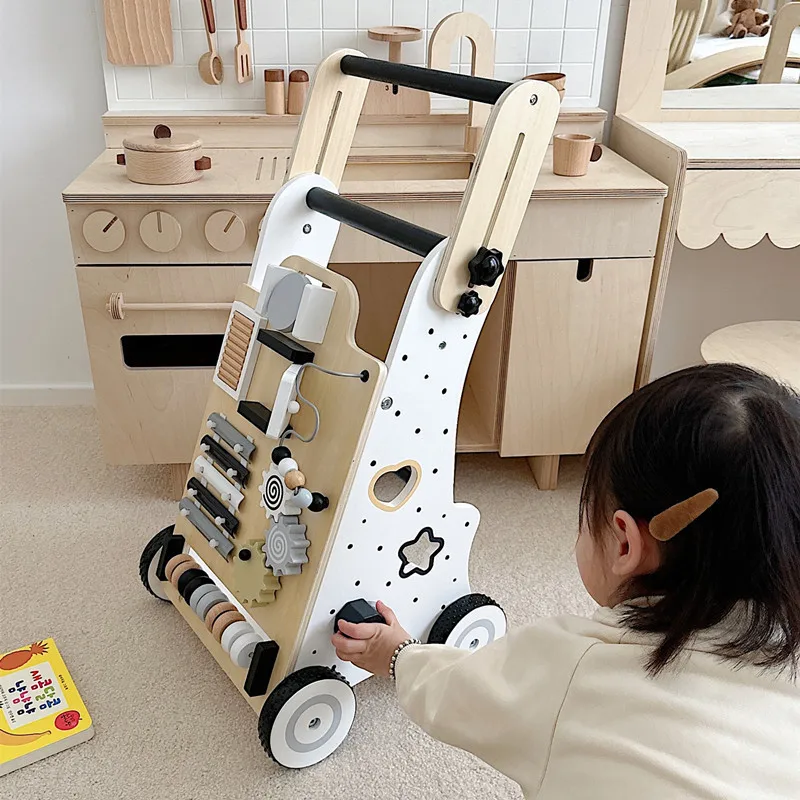 Baby Push Walker Anti-Rollover Anti-Leg Deformation Multifunctional