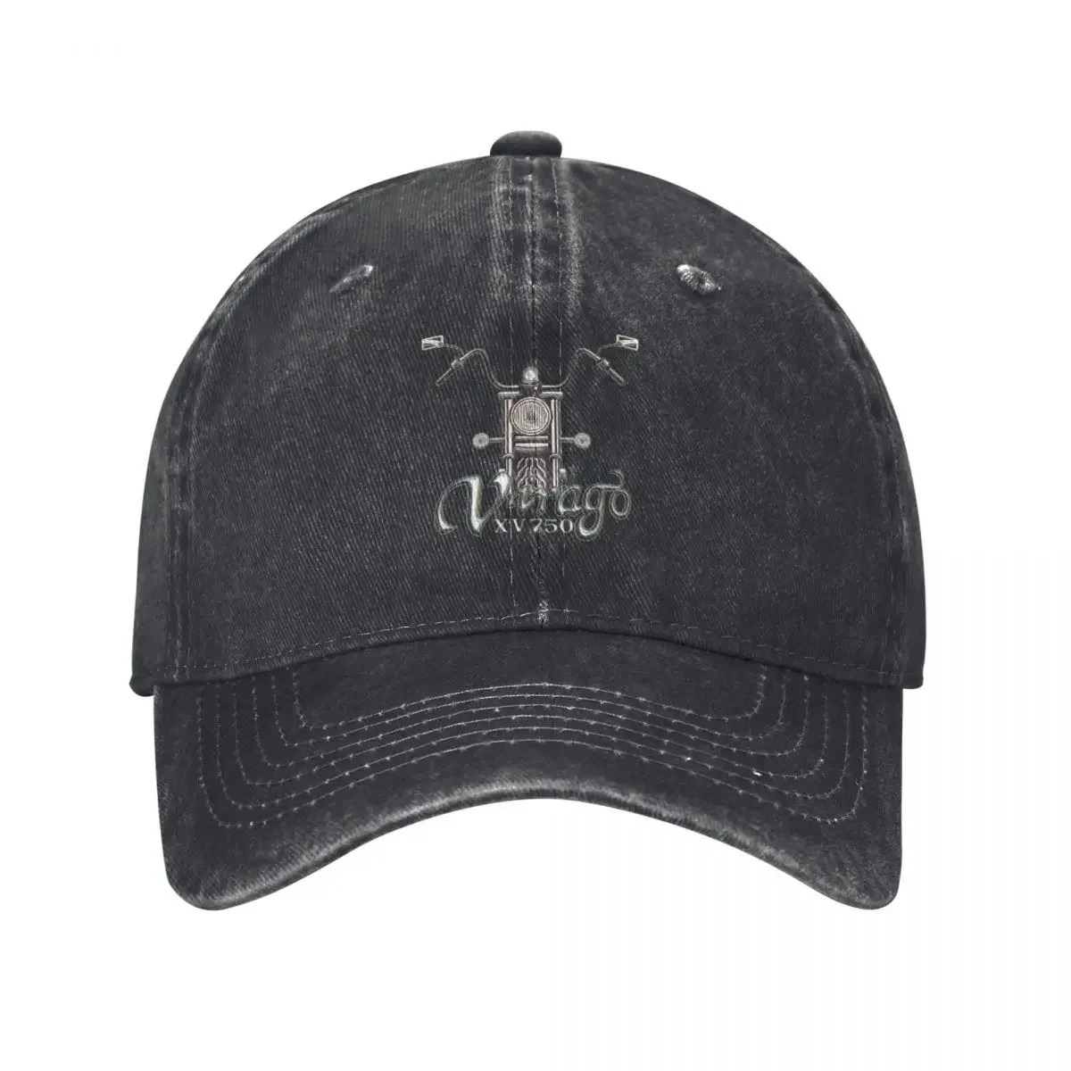 Virago XV 750 front Baseball Cap sun hat Luxury Cap Vintage hard hat Trucker Hats For Men Women's