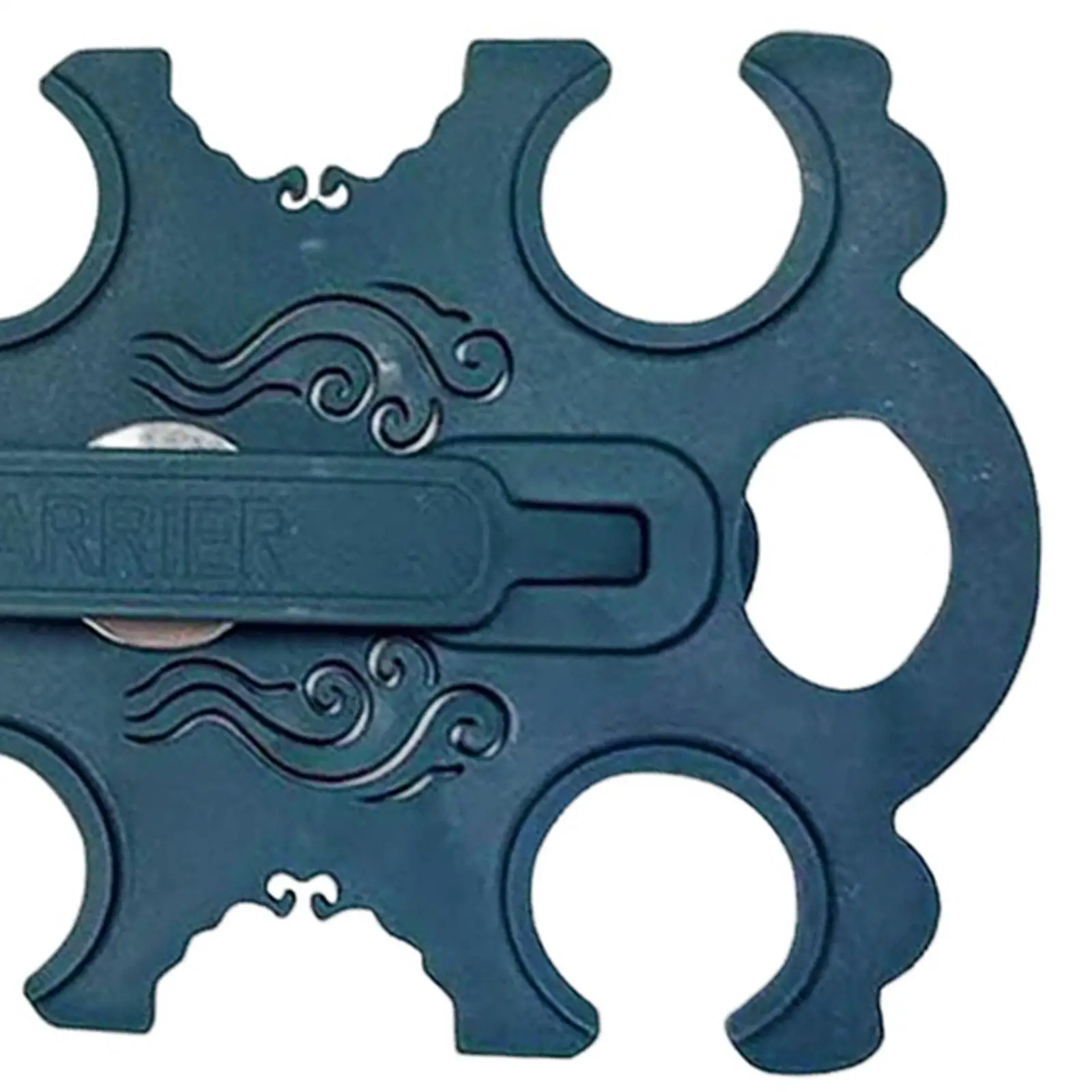 حامل مشروبات مع مقبض موفر للمساحة، رف مشروبات مدمج متعدد الوظائف وقابل لإعادة الاستخدام للمنزل والسفر في الفناء الخلفي