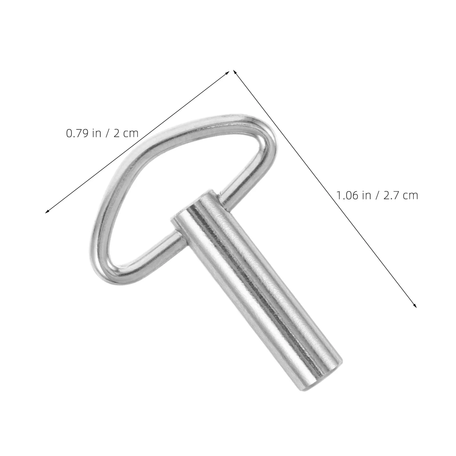 6Pcs T-Handle Music Box Key Set Precision Engineered Triangular Winder for Music Box Mechanism Replacement Clockwork Accessory