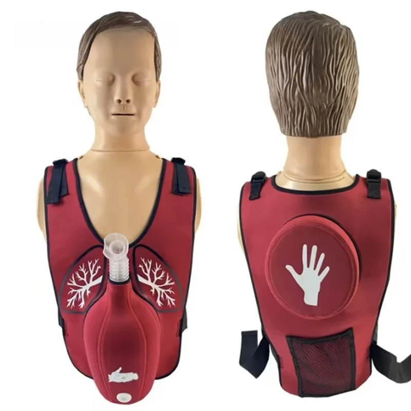 First Aid Anti Choking Obstruction Trainer Vest Heimlik Practice Training Model Education for Nurse&Student First Aid Teaching