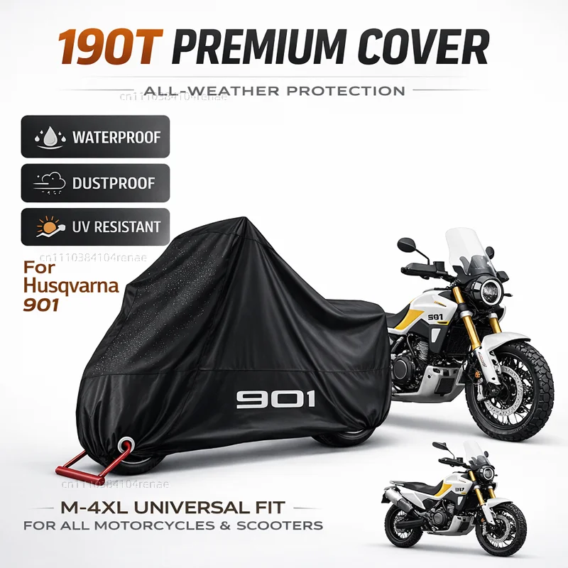 

Чехол для мотоцикла Husqvarna Norden 901 Expedition 190T, водонепроницаемый, пылезащитный, с защитой от ультрафиолета, всесезонный
