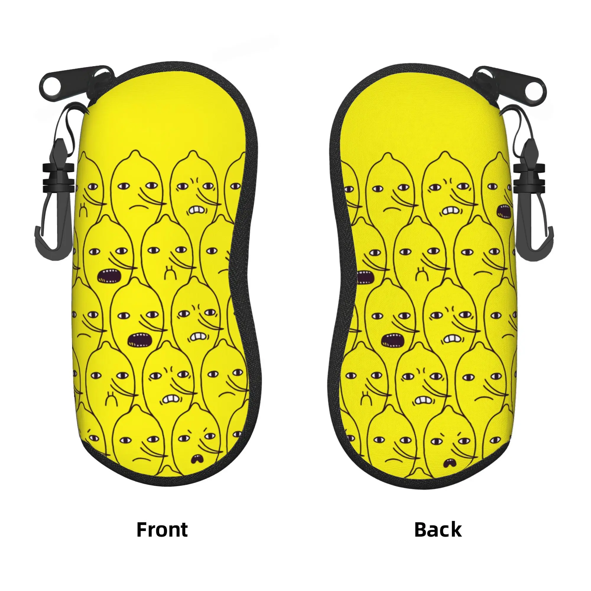 Adventures Time Glasses Case Cover  Daily Sunglasses Pouch For Male Female Trend Eyewear Box Key Chain Glasses Box