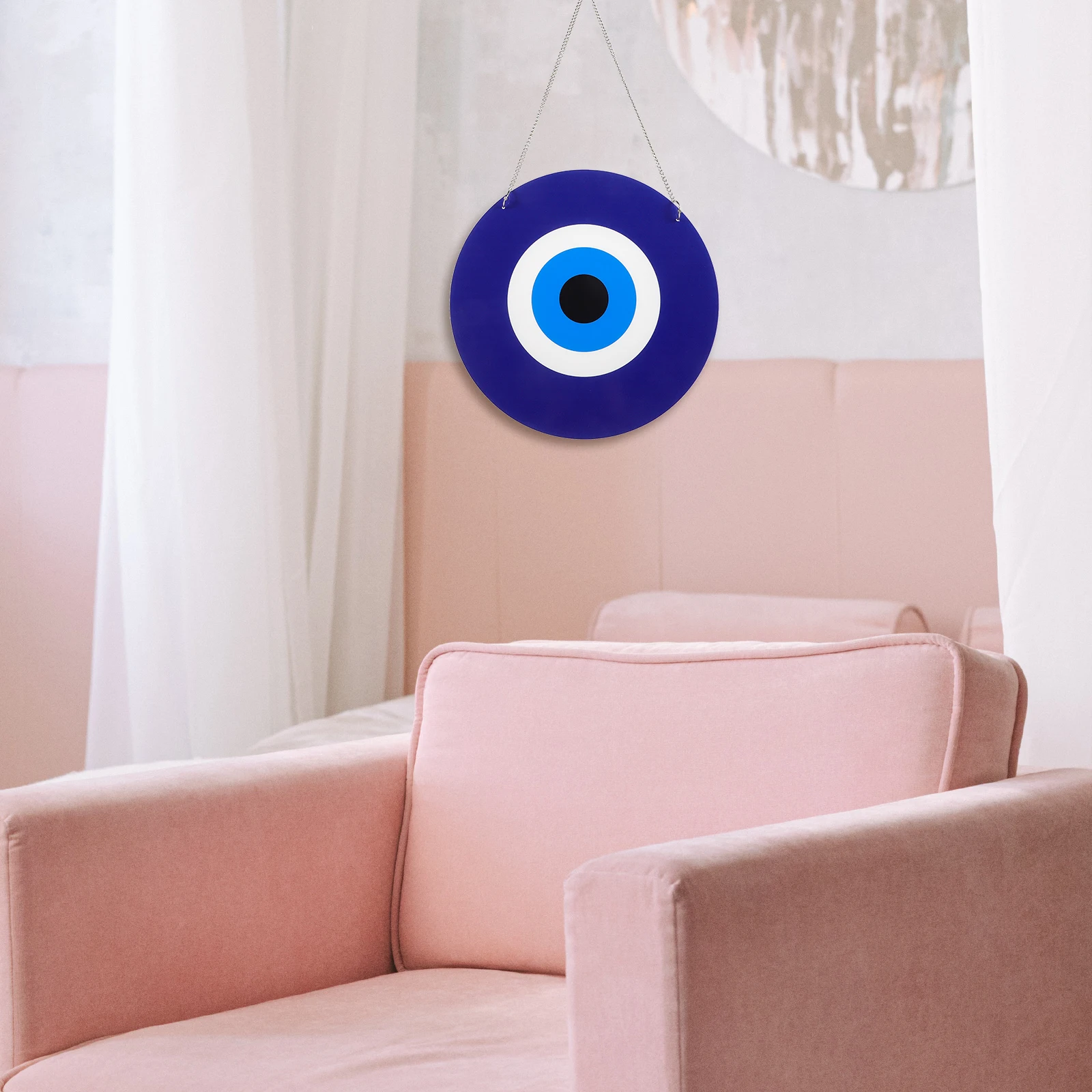 

Evil Eye Pendant Decor Distinctive Colored Hanging Ornament for Home Door Window Car Turkish Evil Eye Hanging Ornament