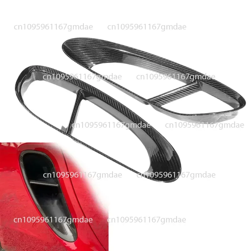 For 981carbon fiber side trend dry carbon fiber fender side trend diffuser