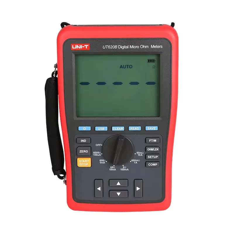 UT620B High Quality DC Digital Micro-Ohmmeter Low Resistance Tester High Accuracy 0.25% IP55 Protection for Welding Points