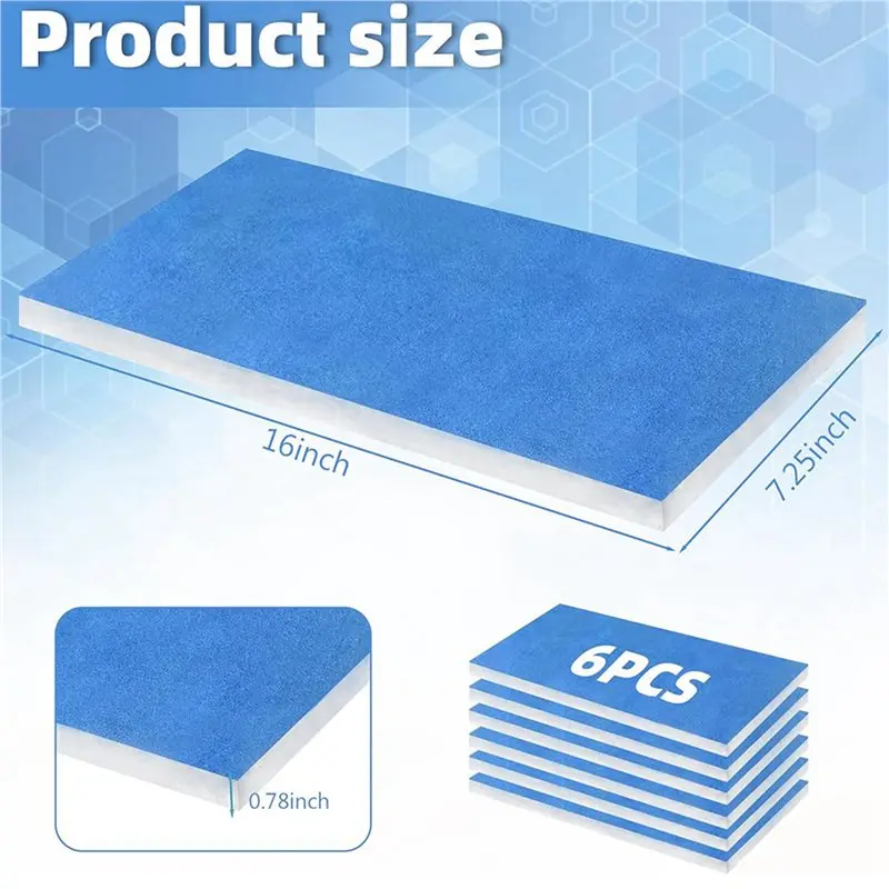 Y14A 18 Pieces Paint Booth Filters,Portable Sprays Booth Filter,Paint Booth Exhaust Filters