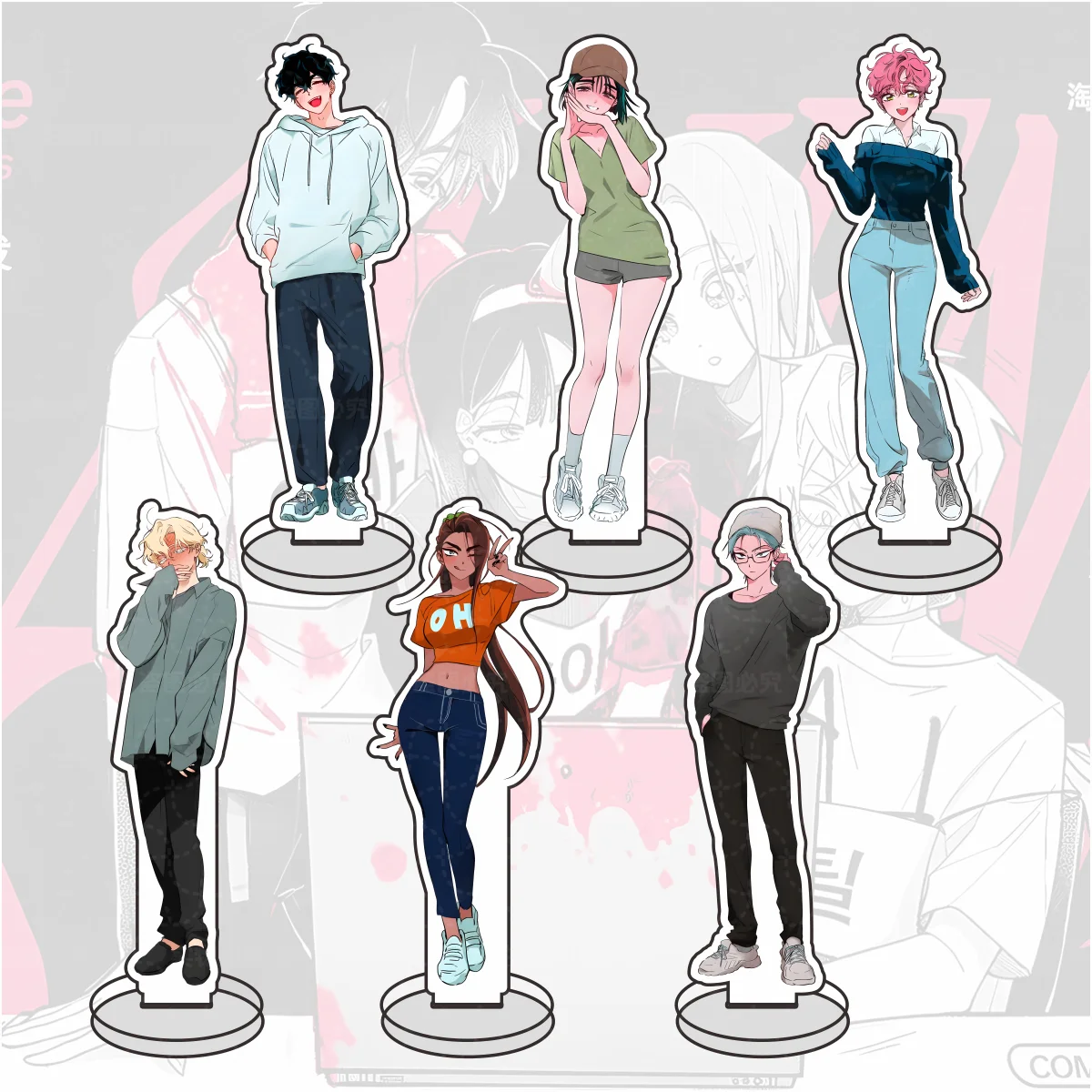 

ALIEN STAGE IVAN & TILL Gift Toy Figures Acrylic Stand Anime Model Action Figure Ornament Accessories Models Desktop Ornaments