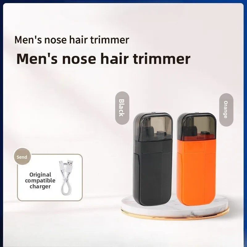 2026 USB Rechargeable Electric Nose Hair Trimmer Portable Nasal Hair Remover Grooming Tool for Men
