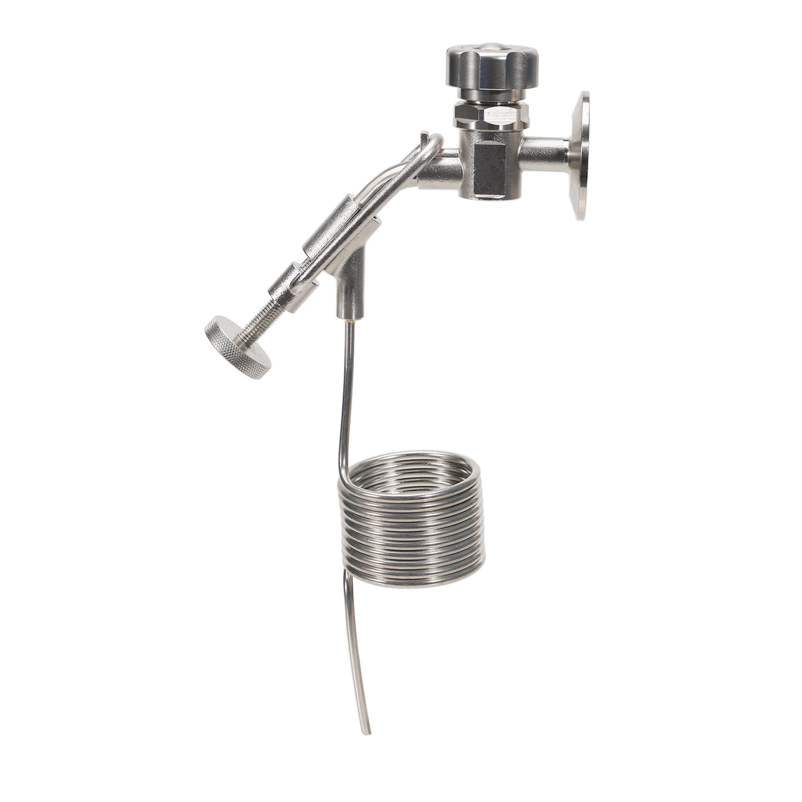 Image of Marke Neue 1,5 "TC Probe Ventil Probenahme Spule 304 Edelstahl Konische Fermenter Zubehör Kostenloser Versand
