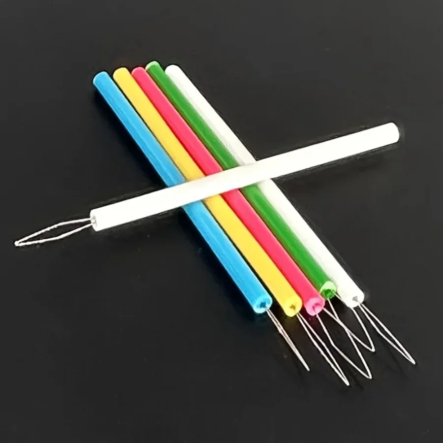 

Convenie 5-piece essential plastic threading tool set for sewing- a convenient sewing tool suitable for beadwork and handicrafts