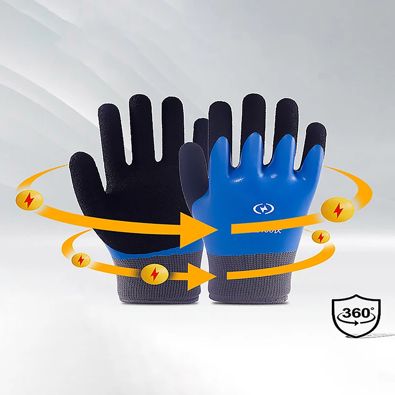Anti-Electricity Insulating Gloves Rubber Non-Slip Protection Work Gloves Electrician Insulated Security Protection Gloves