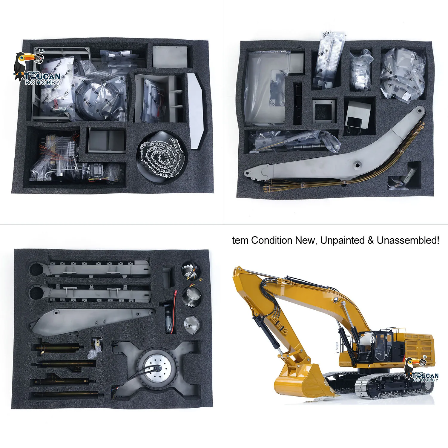

Игрушки 1/14 LESU KIT 374 C374F Гидравлический экскаватор Металлический корпус Звездочка радиатора Дистанционное управление Строительная машина Экскаватор