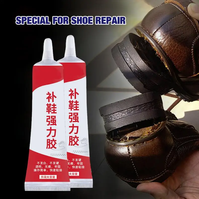 60ML Strong Shoe Glue Adhesive Worn Shoes Repairing Glue Boot Sneakers Sole Bond Adhesive Shoemaker Fix Mending Liquid Tool