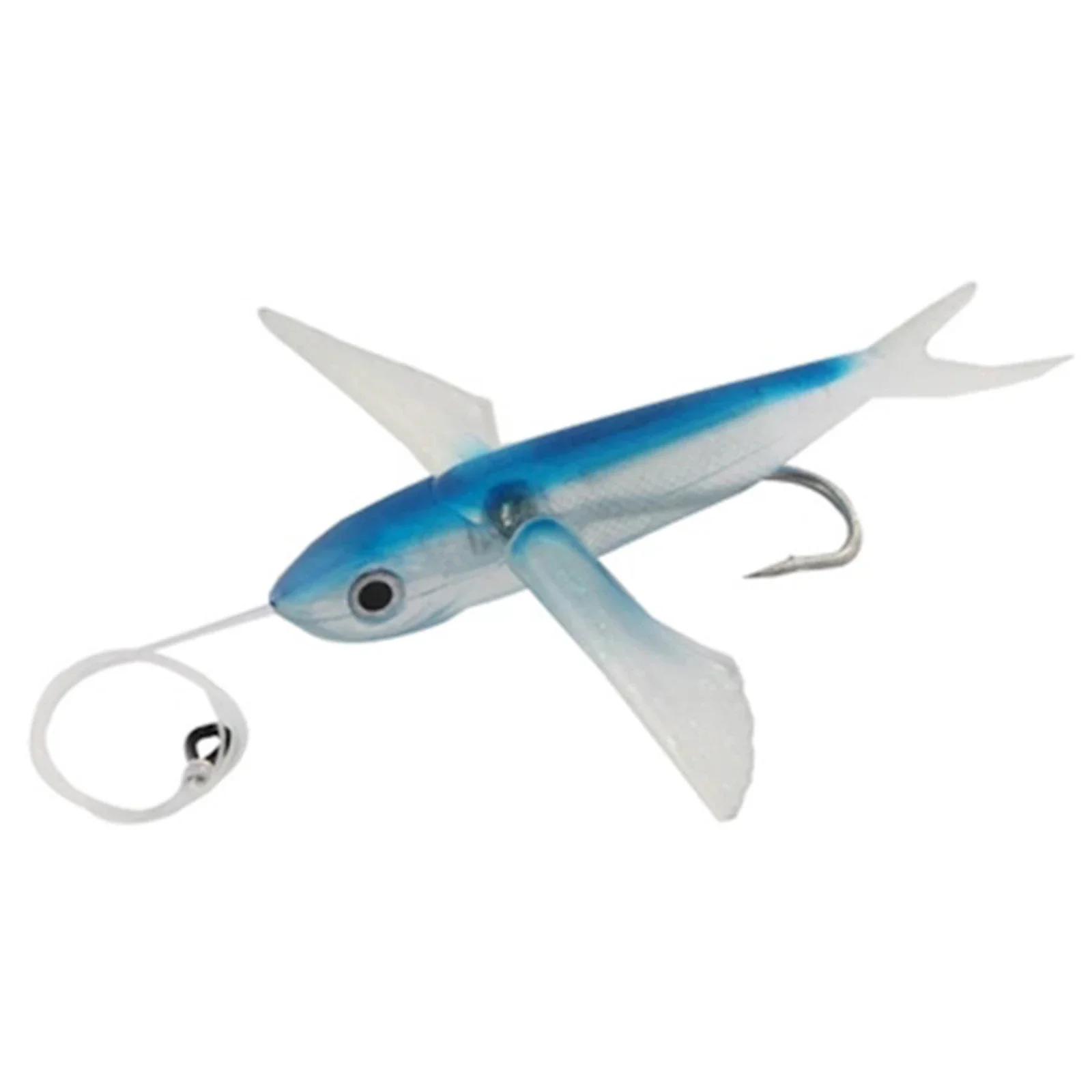 

Artificial Bait Fishing Lure Strong And Thickened 3D Simulation Flying Fish Design Soft Vivid PVC Material Durable