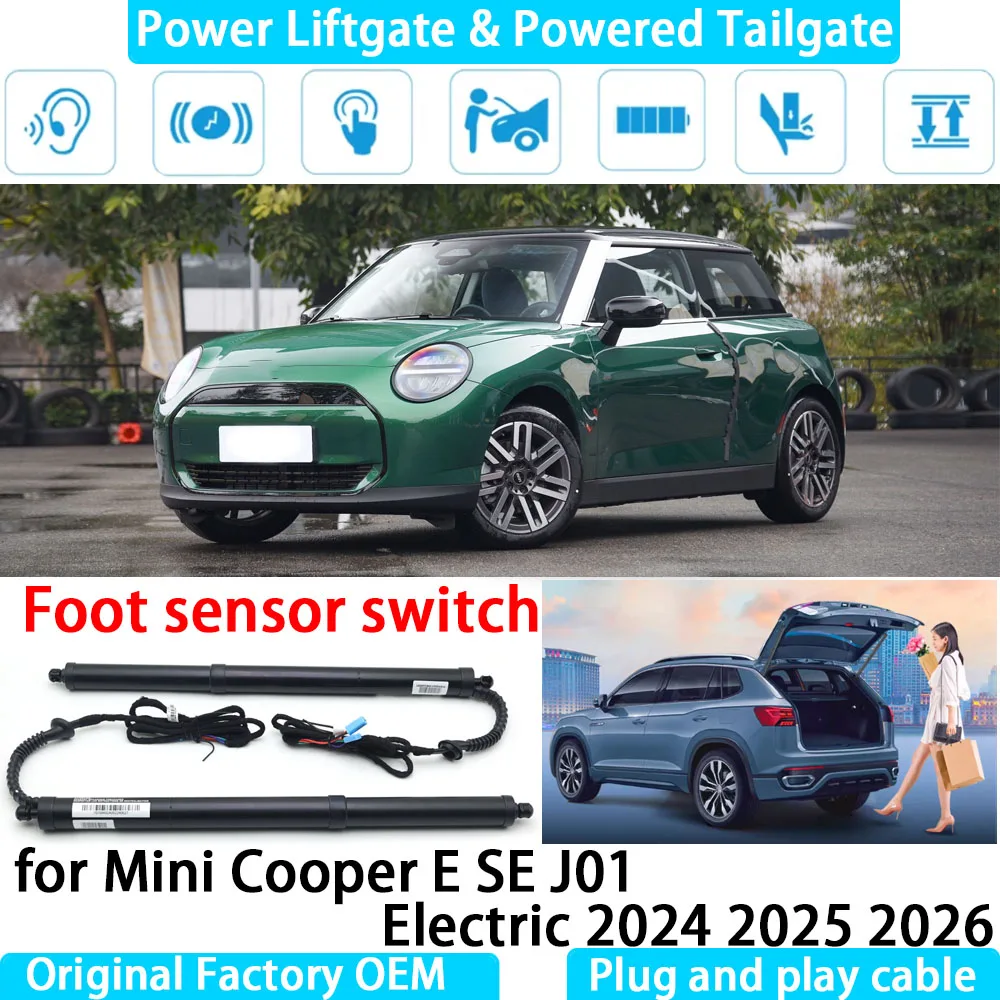 

for Mini Cooper E SE J01 Electric 2024 2025 2026 Automatic Electric Power Liftgate Powered Tailgate Strut Tail Gate Lift System