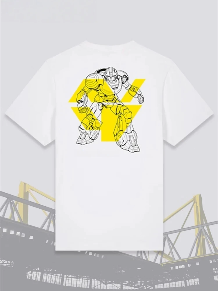 

Transformers 2025-26 Summer Autobots Graphic 100% Cotton Print Hasbro Brand Children Unisex T-shirt Loose Breathable Casual Y2k.