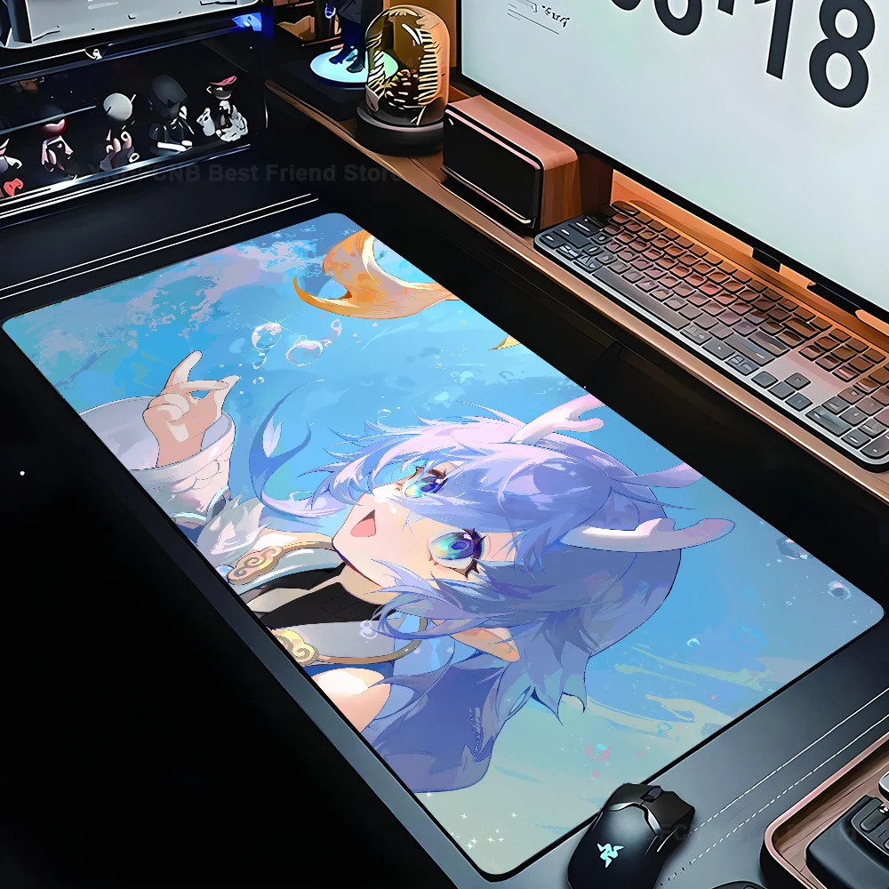 

Bailu Honkai Star Rail Mousepad Mouse Mat Desk Mat With Pad gaming accessories Prime Gaming XXL Keyboard Pad