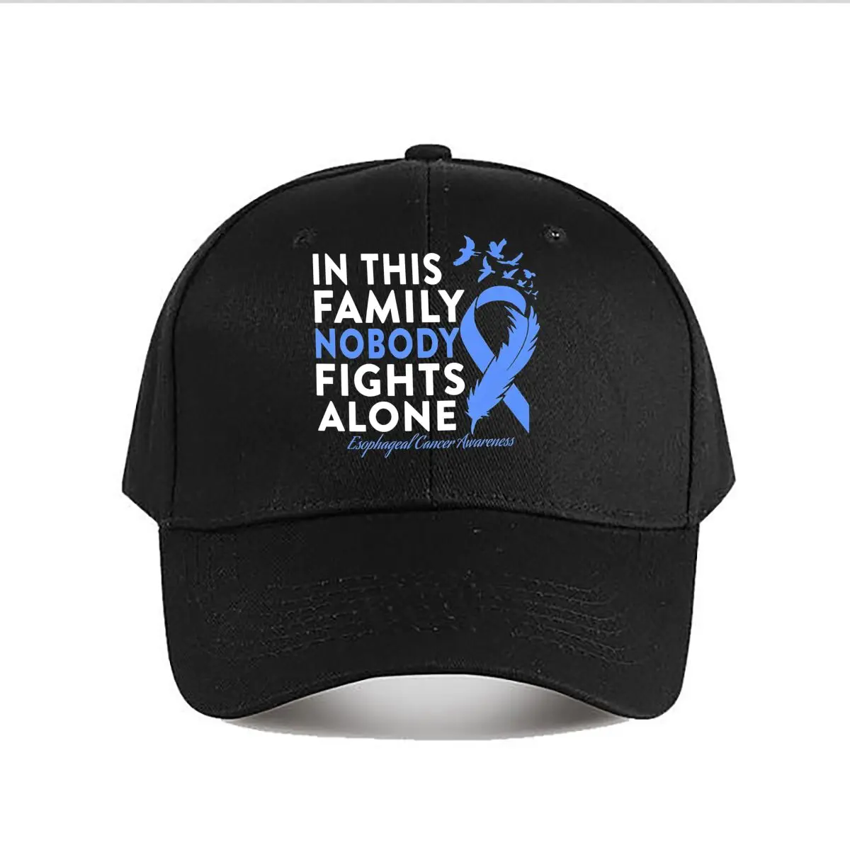 Esophageal Cancer Awareness Nobody Baseball Cap Fashion Men Sunhat Women's Outdoor Sports