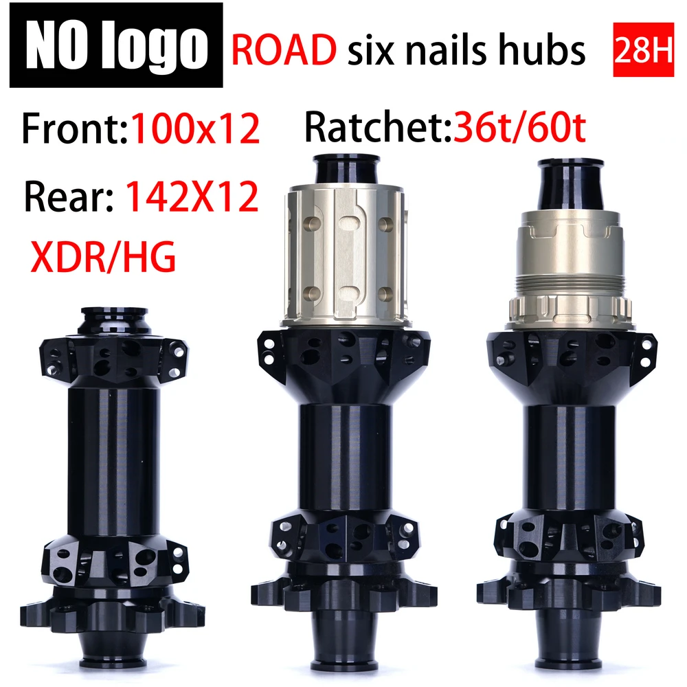 

NO logo ROAD Hub Disc IS (6-bolt) Bicycle 28H without mark HG/XDR Ratchet seat 100X12 142x12 Ratchet 36T/60T