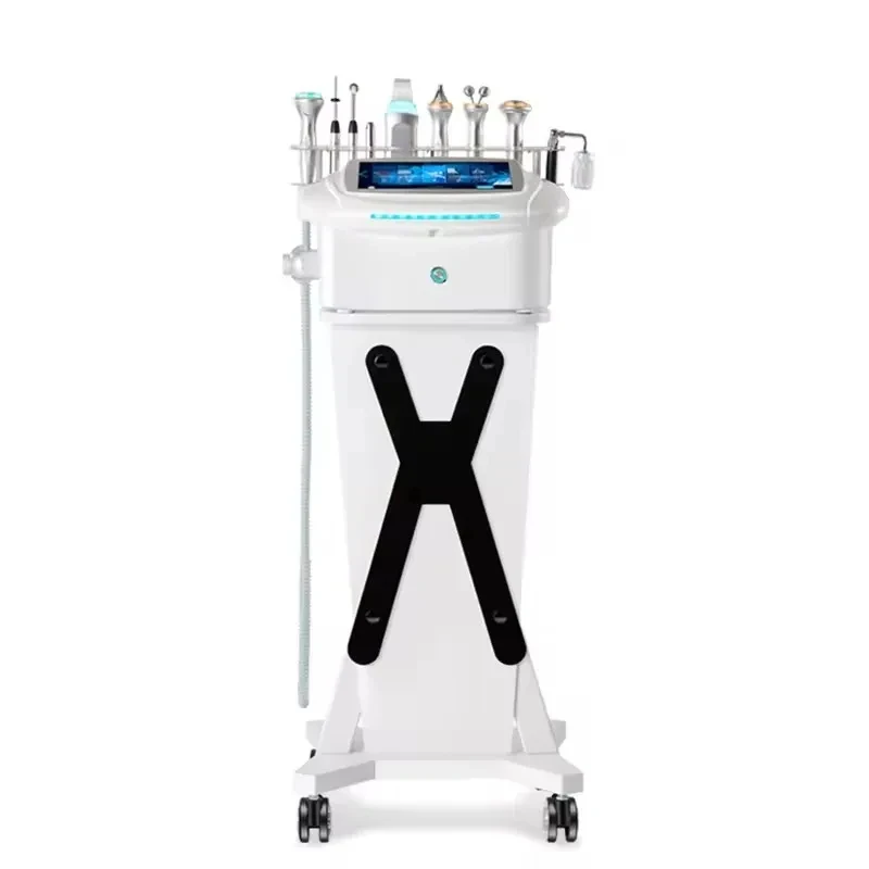 9 In 1 Hydra Professional Machine Aqua Facial Device New Beauty Health Smart Multifunction Oxygen Jet（Cart is not included）