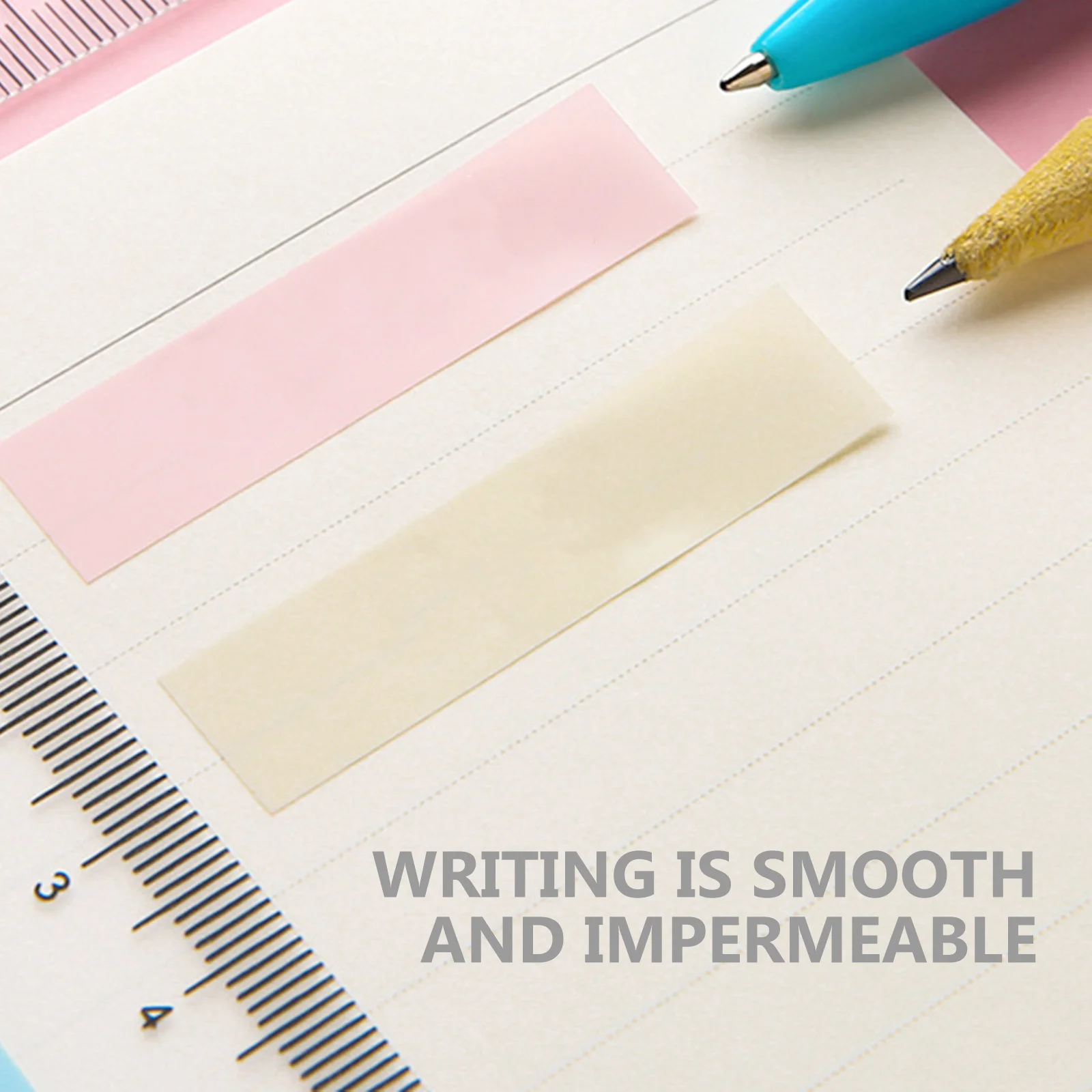 

3Sets Page Marker Self-Adhesive Tabs Writable Colored Sticky Page Markers for Notebooks Book Annotation Supplies