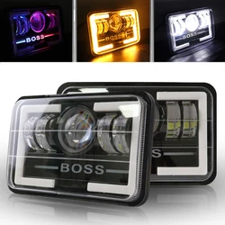 Led 5x7 Headlights for Harley Motorcycle Wrangler Jeep Off road 5X7 inch Car Led Lamp DRL Turn Signal Fog Light Square Headlamp