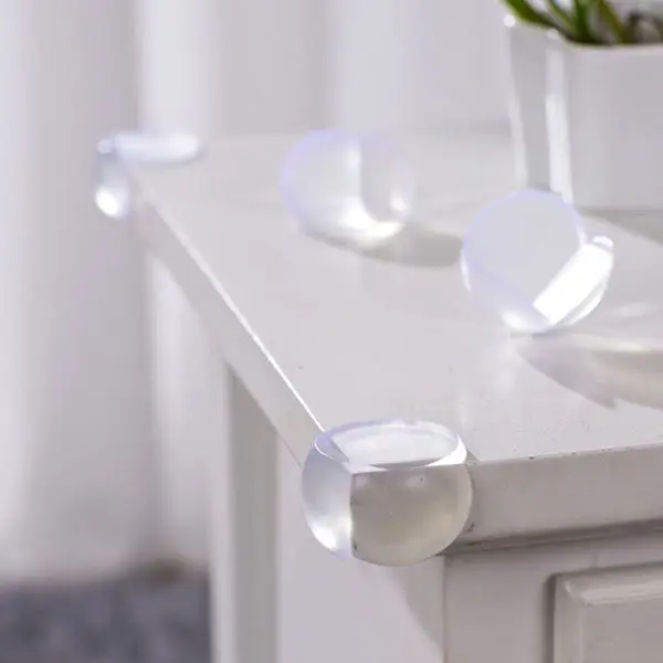 

8Pcs Thickened Silicone Corner Guards for Tables Anti- Protectors Baby Proofing Safety Caps for Furniture 3Cm Ball