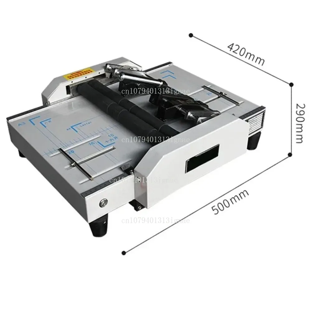 A3 Electric Binding and Folding Machine Folding Automatic Binding tool  Saddle Stitching  Manual  Nail Folding Machine