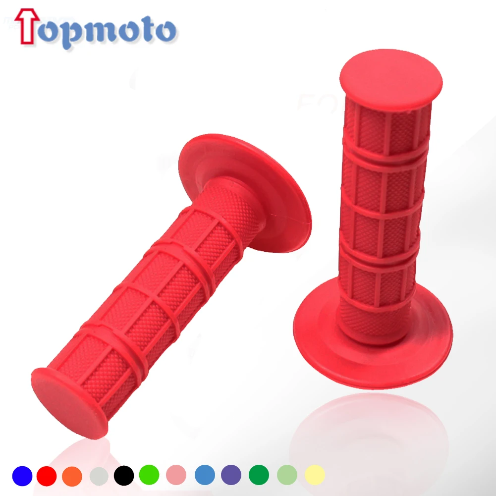 22mm 24mm Motorräder Grip Dirt Bike Griffe 7/8 "Gummi Biker Roller Griff Grip Für Lenker Mx Kissen top Gas 22mm Bar