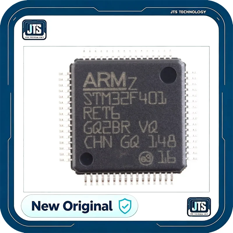 100% Original New STM32F401RET6  IC MCU 32BIT 512KB FLASH 64LQFP  Electronic Components STM32F401RET6