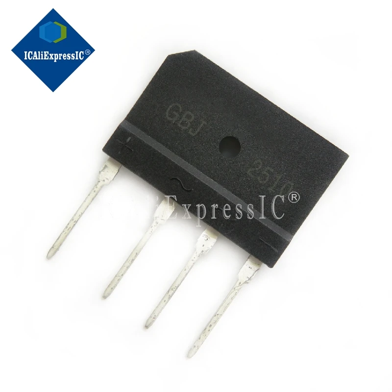 5pcs/lot KBJ2510 GBJ2510 KBJ 2510 25A1000V DIP-4 new original In Stock